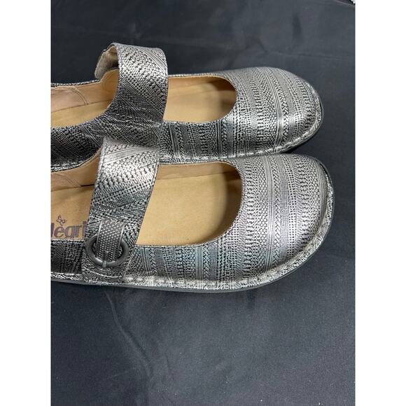 Allegria Paloma Silver Size 9 EU 39 New - Picture 4 of 9